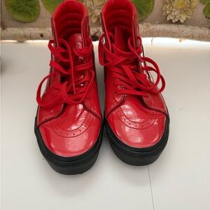 VANS David Bowie Sk8-Hi Red Men Sneaker Men’s Size 10.5